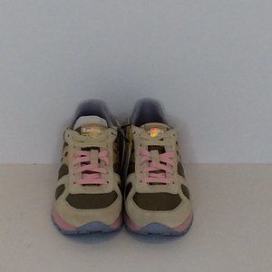 Saucony Pink and Tan Shadow Original Sneakers | 7